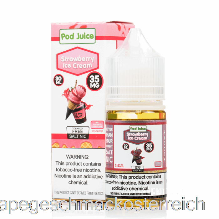 Erdbeereis – Schotensaft – 30 Ml, 55 Mg Vape-Geschmack